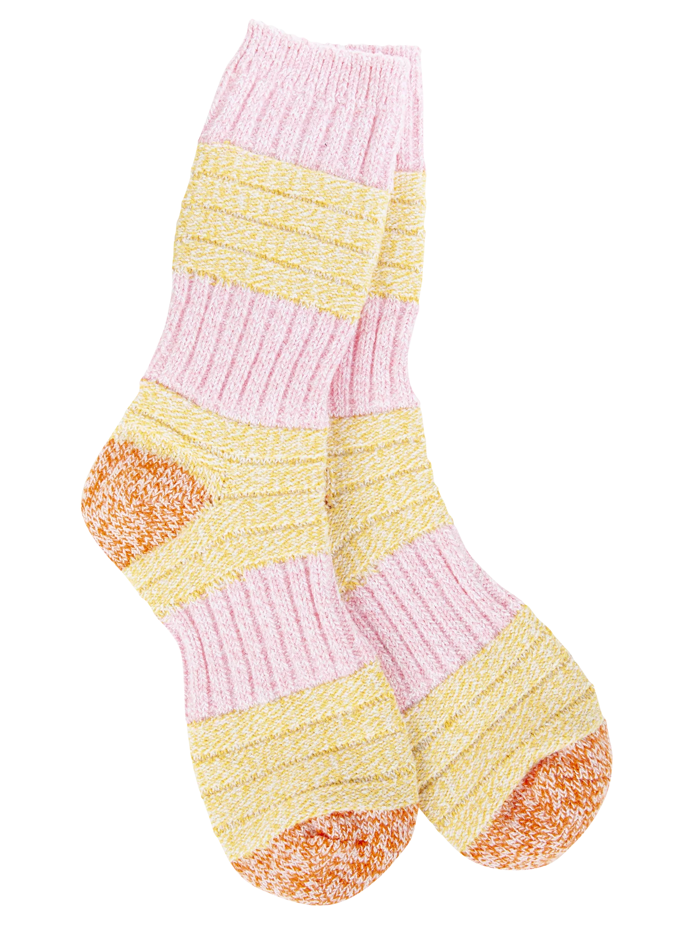 Striped Soft Crew Socks