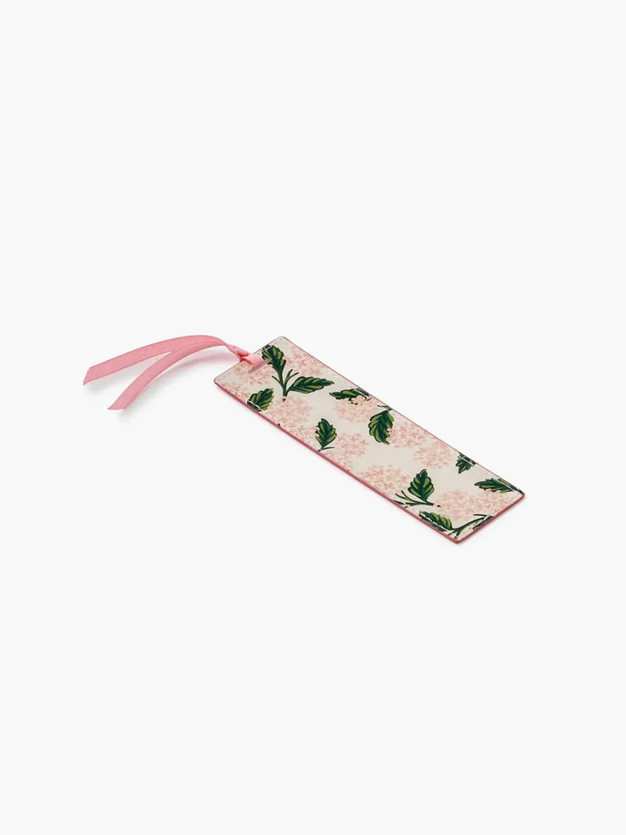 Pink Floral Bookmark with Ribbon