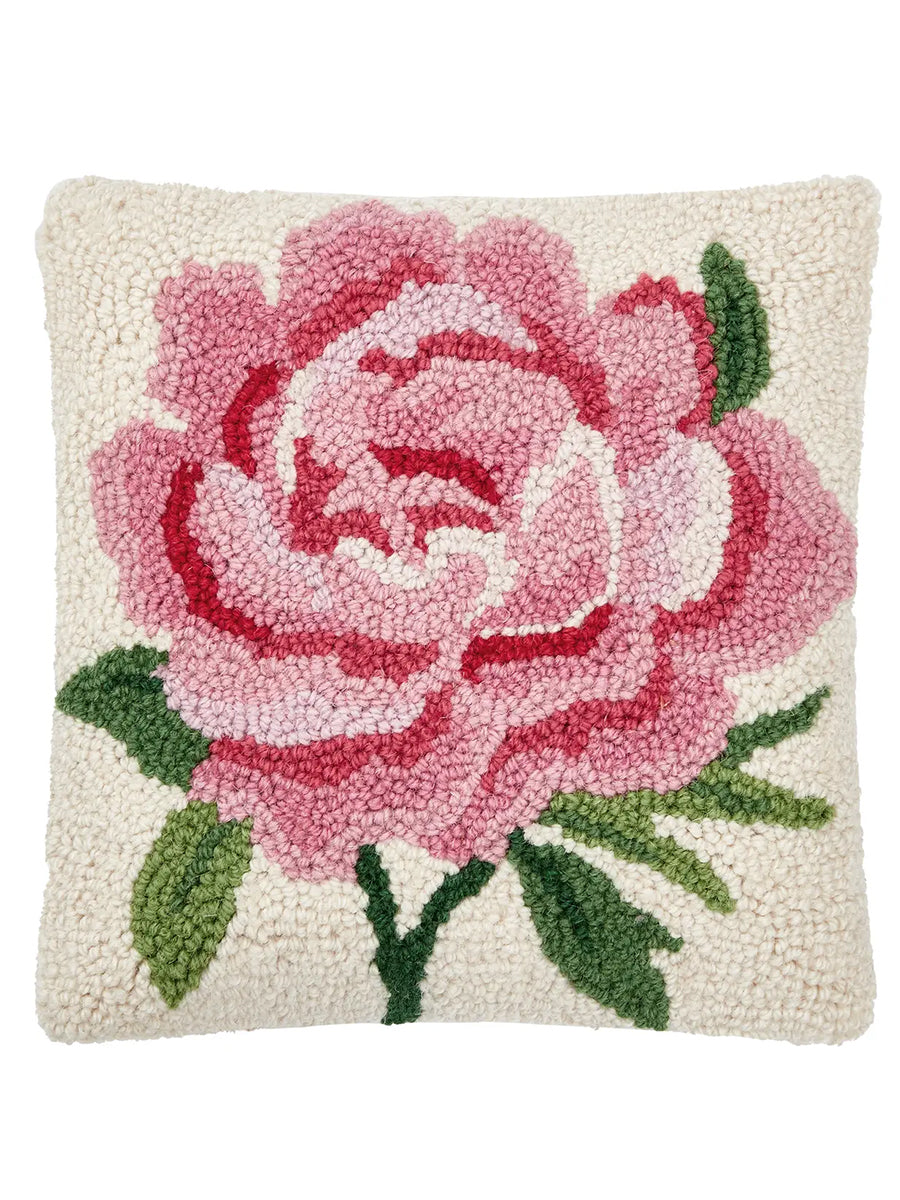 Pink Peony Hook Pillow