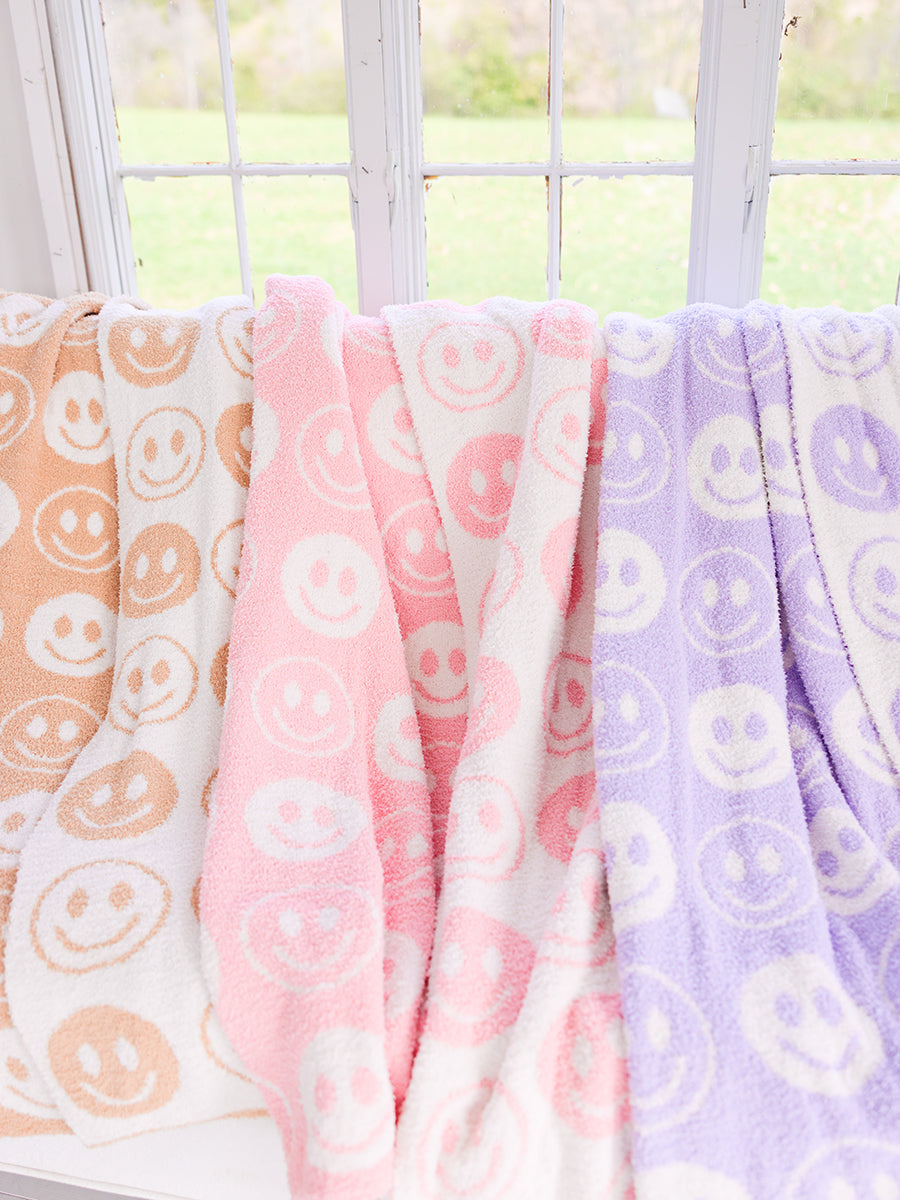 Smiley Face Throws