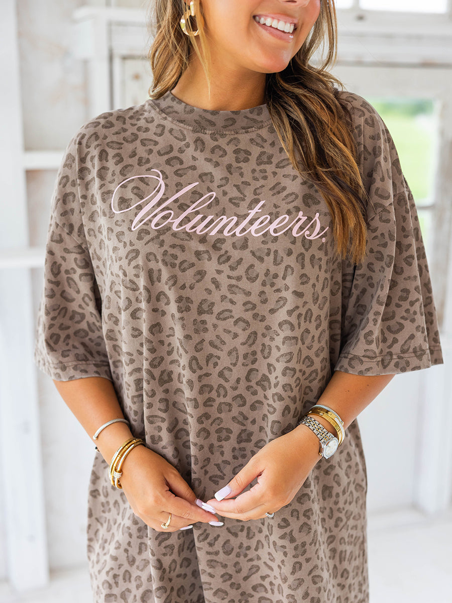"Volunteers" Leopard Short-Sleeve T-Shirt (2 Styles)
