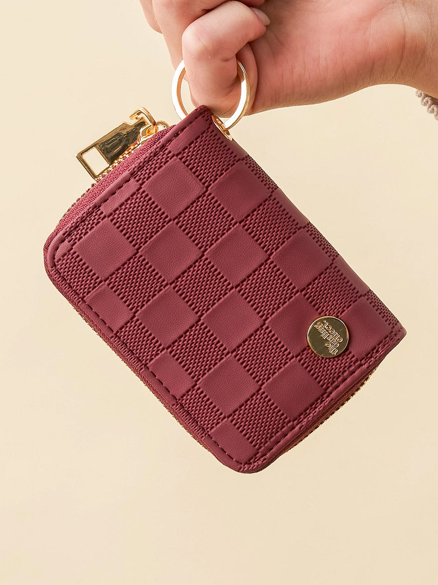 Check Zip-Around Wallet **DOORBUSTER** /(9 Colors)
