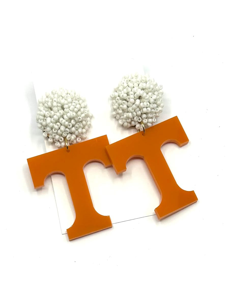 "Power T" Tennessee Earrings