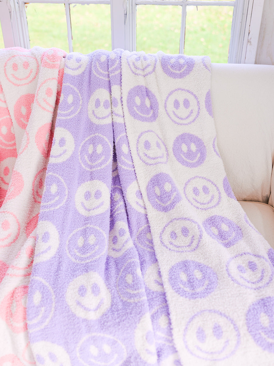 Cozy Smiley Blankets