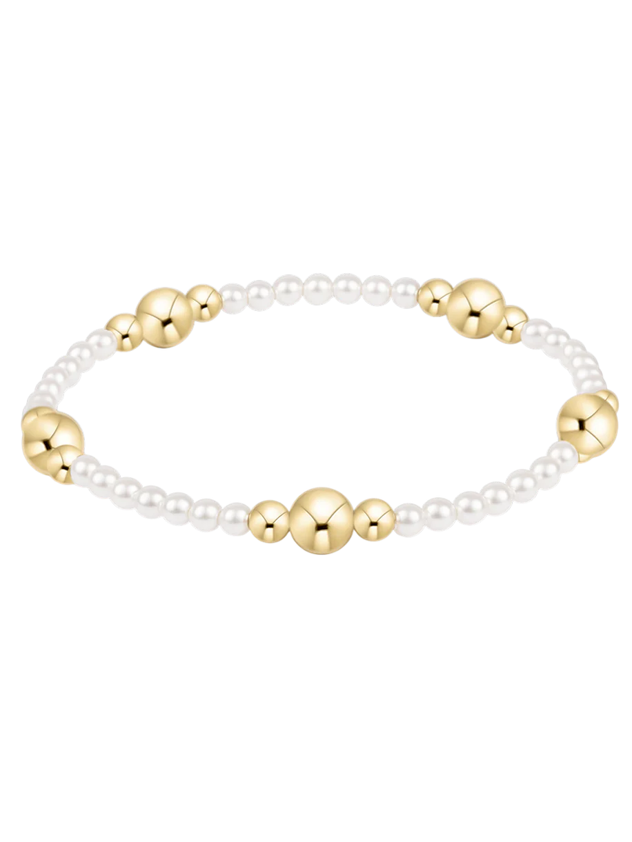 Purpose Gold 6mm Pearl Bracelet