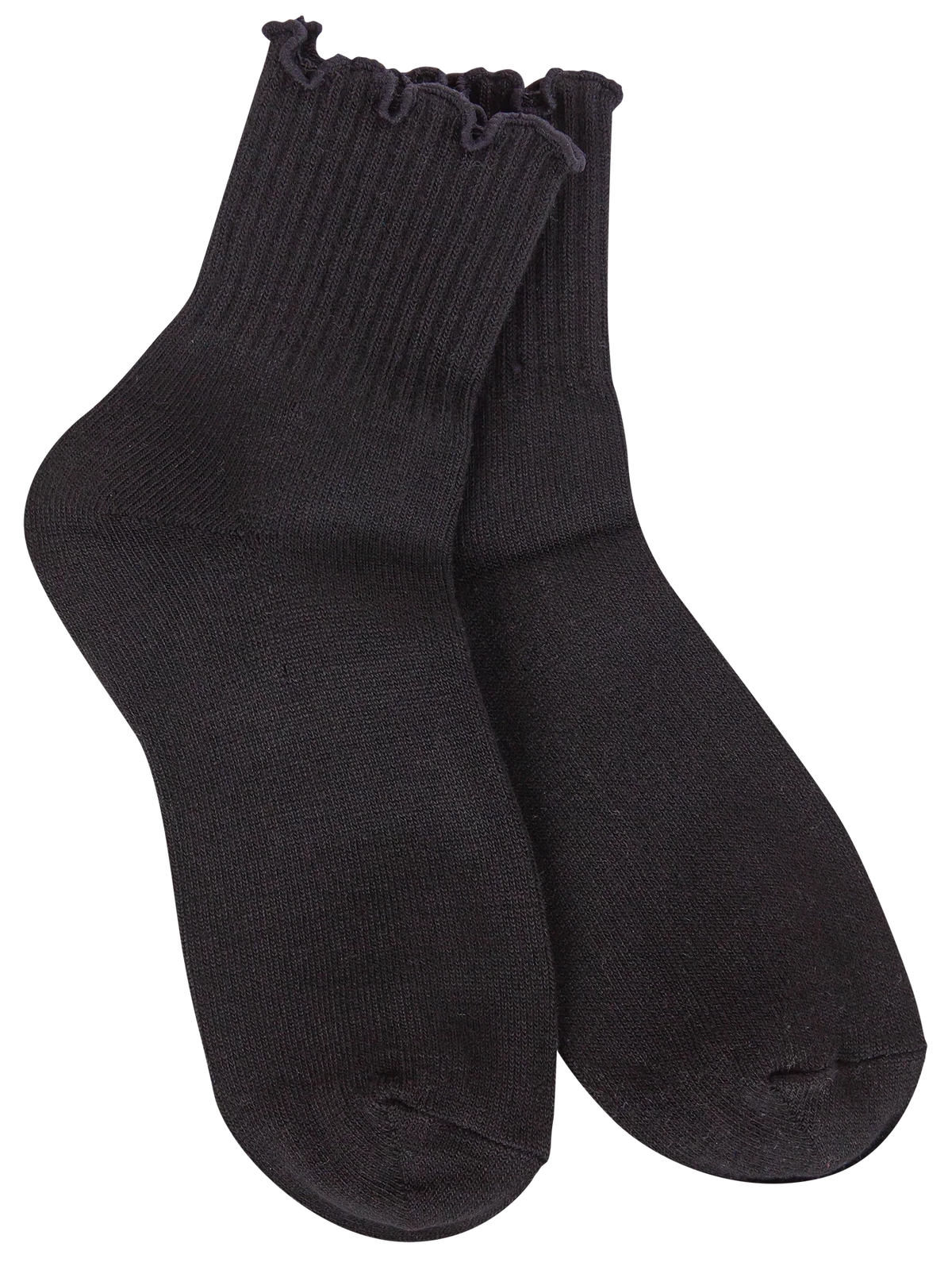 grey ruffled socks