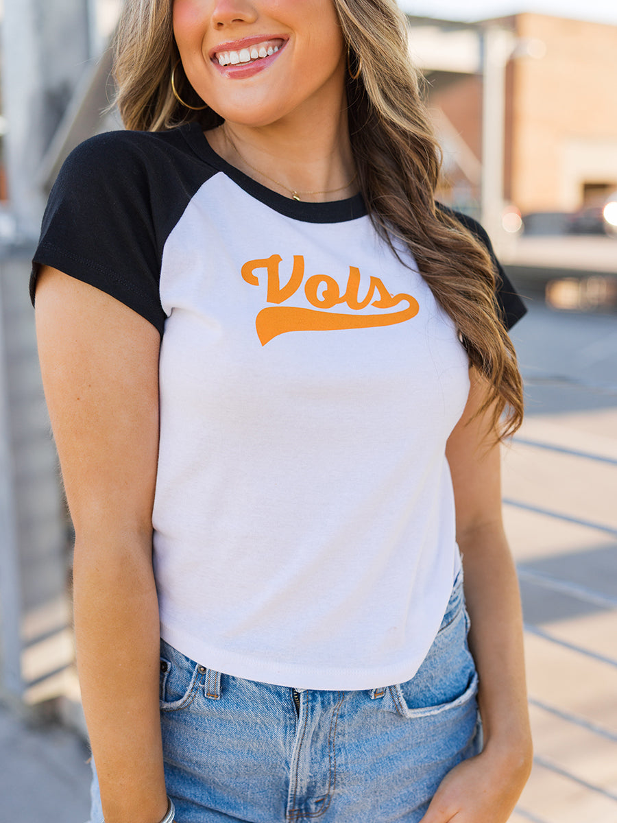 Orange VOLS Raglan Tee