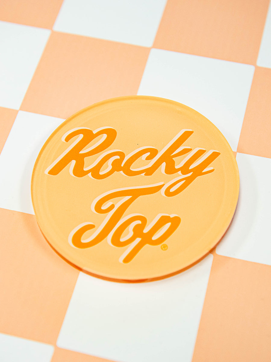 Orange Rocky Top Drink Coaster