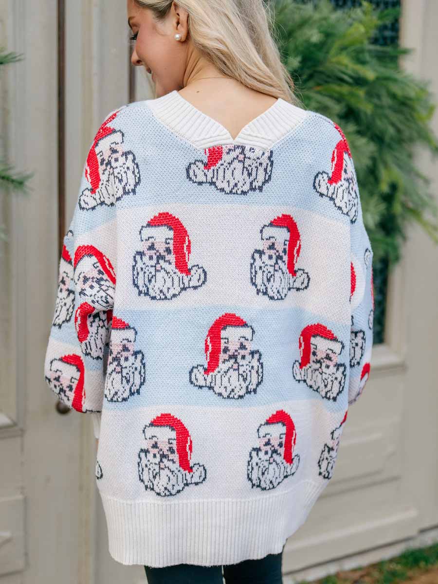 Striped Santa Sweater