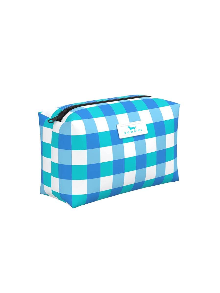 Blue Checked Scout Tiny Treasures Pouch