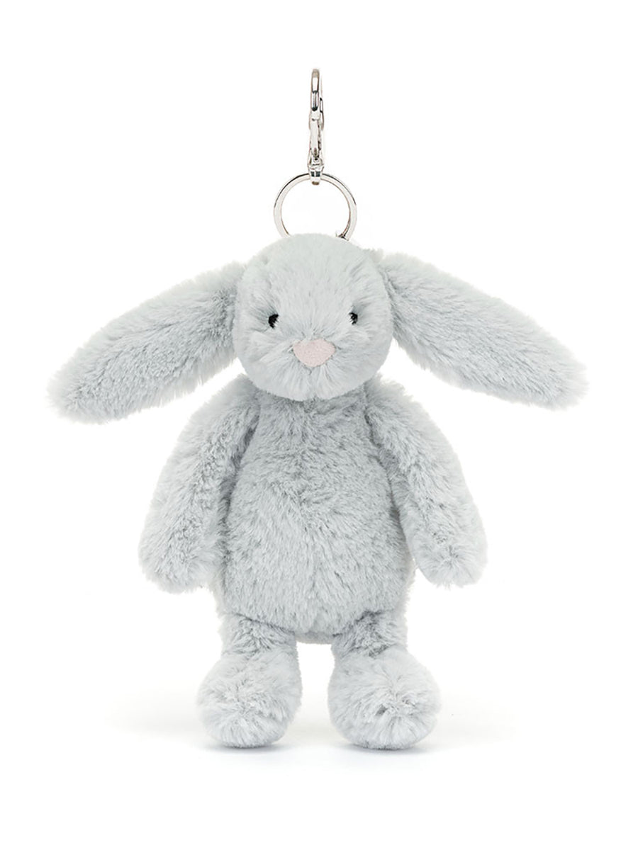 Jellycat Bashful Silver Bunny Bag Charm
