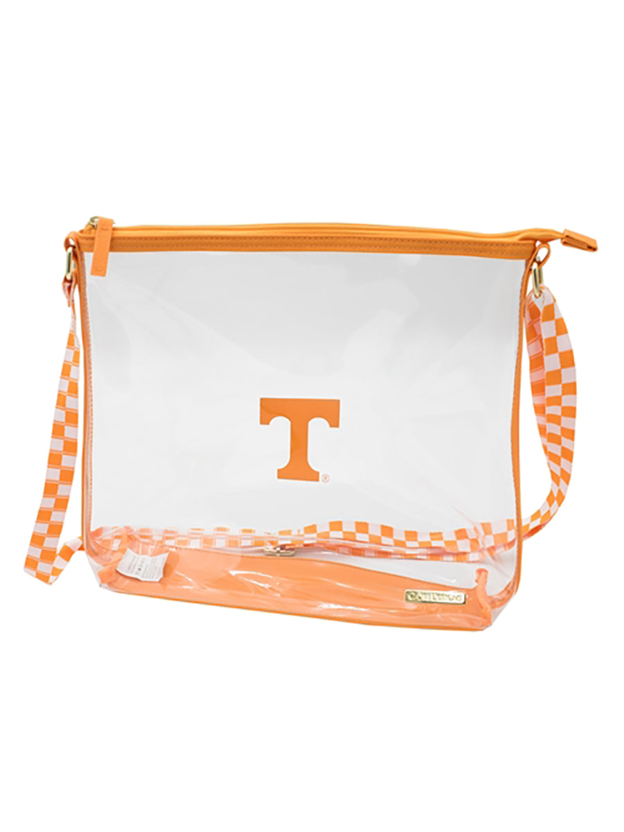 Power T Simple Tote w/ Checkered Strap