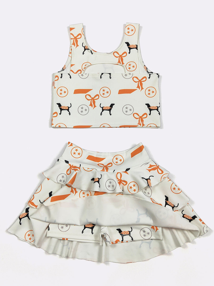 UT Smokey Girls Skort and Tank