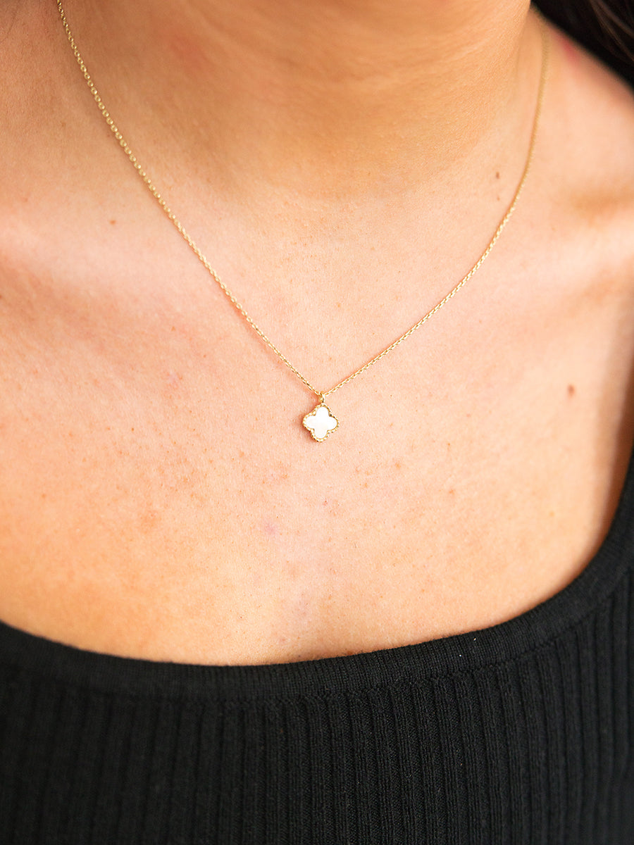 White Clover Necklace