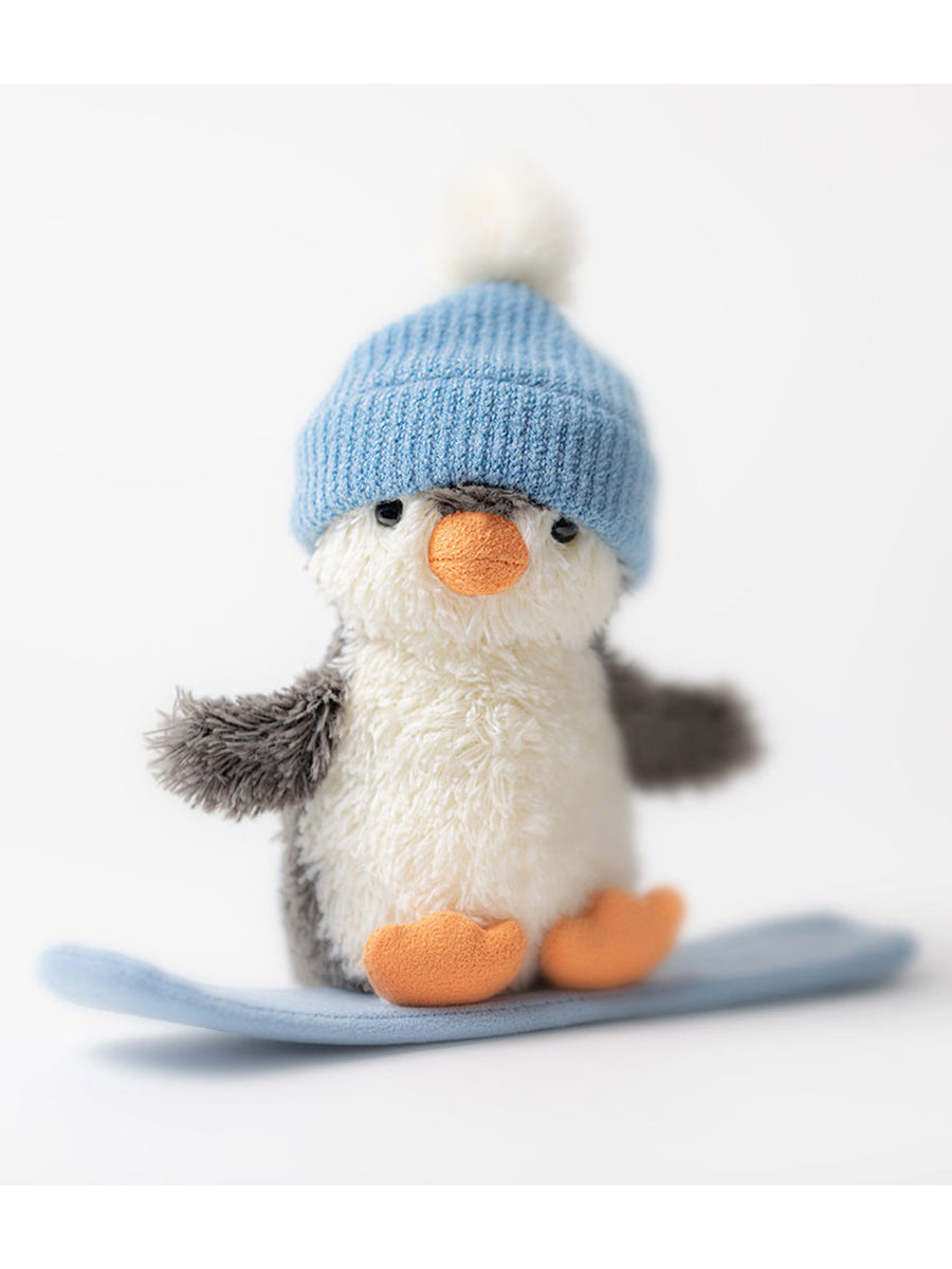 Jellycat Peanut Penguin Snowboarding