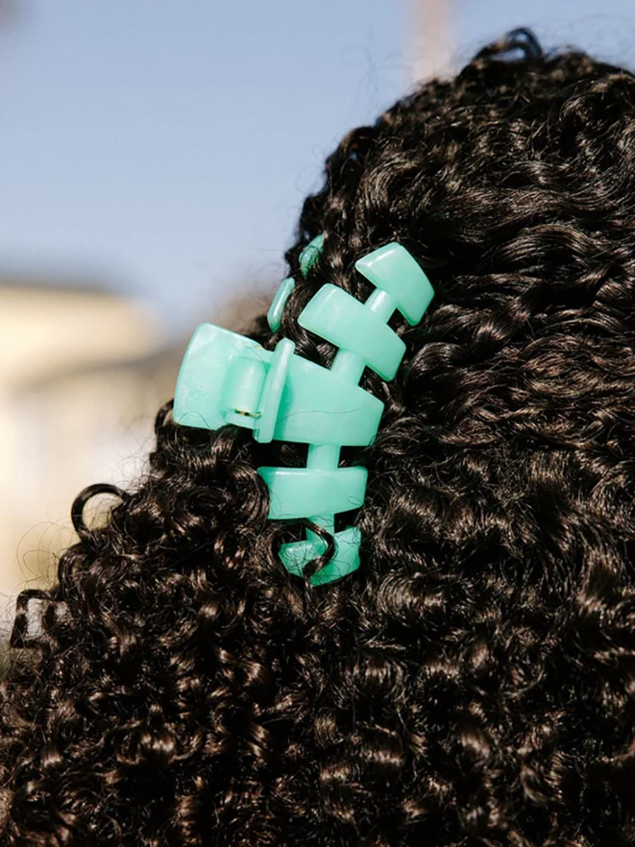 Teleties Classic Spring Splash Medium Hair Clip