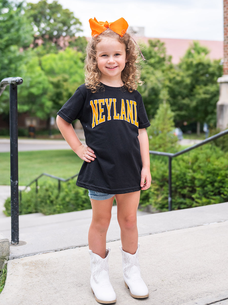 NEYLAND Black Tee for Kids