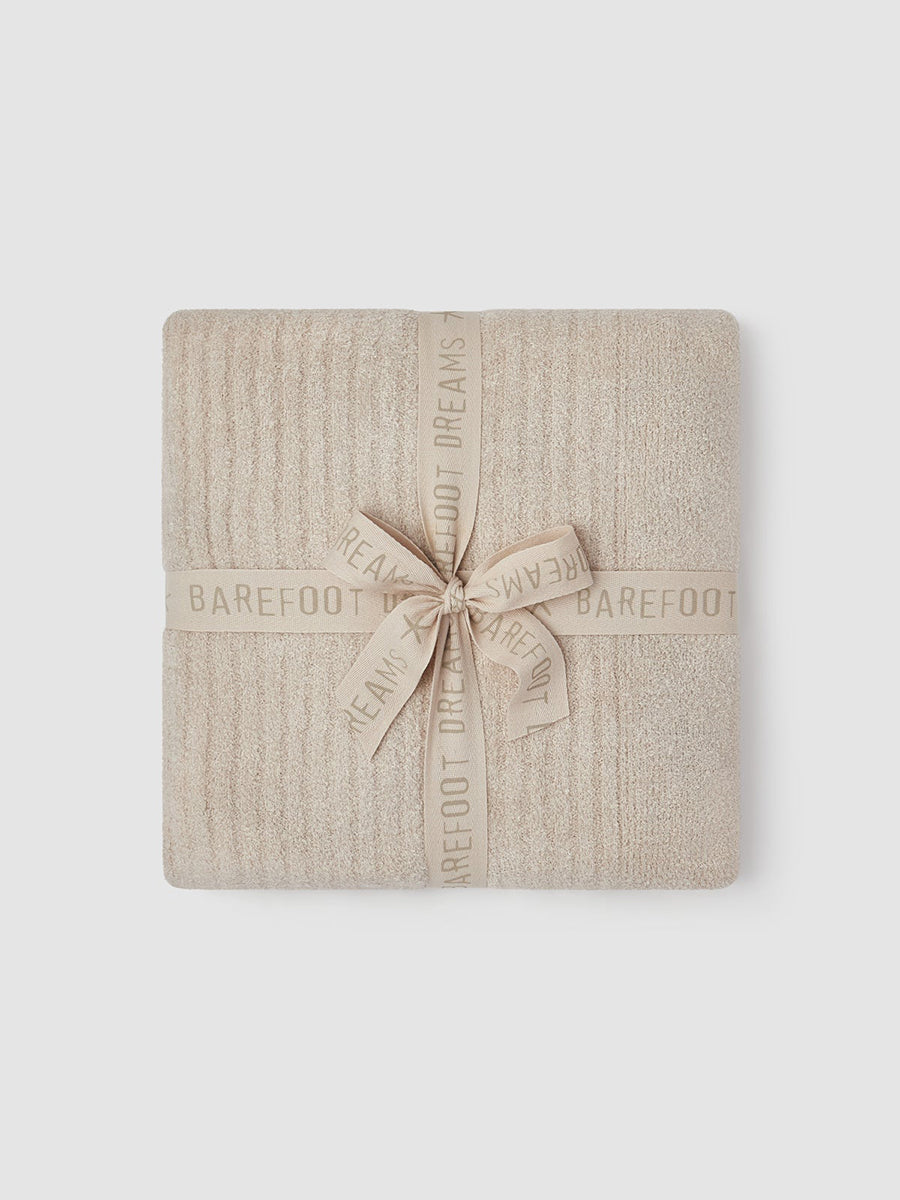 Barefoot Dreams Stone Ribbed Throw