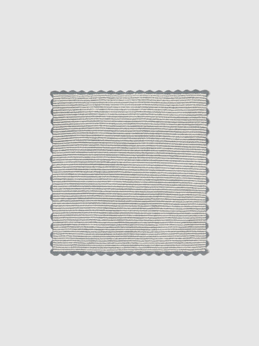 CozyChic® Stripe Scallop Receiving Blanket (2 Colors)