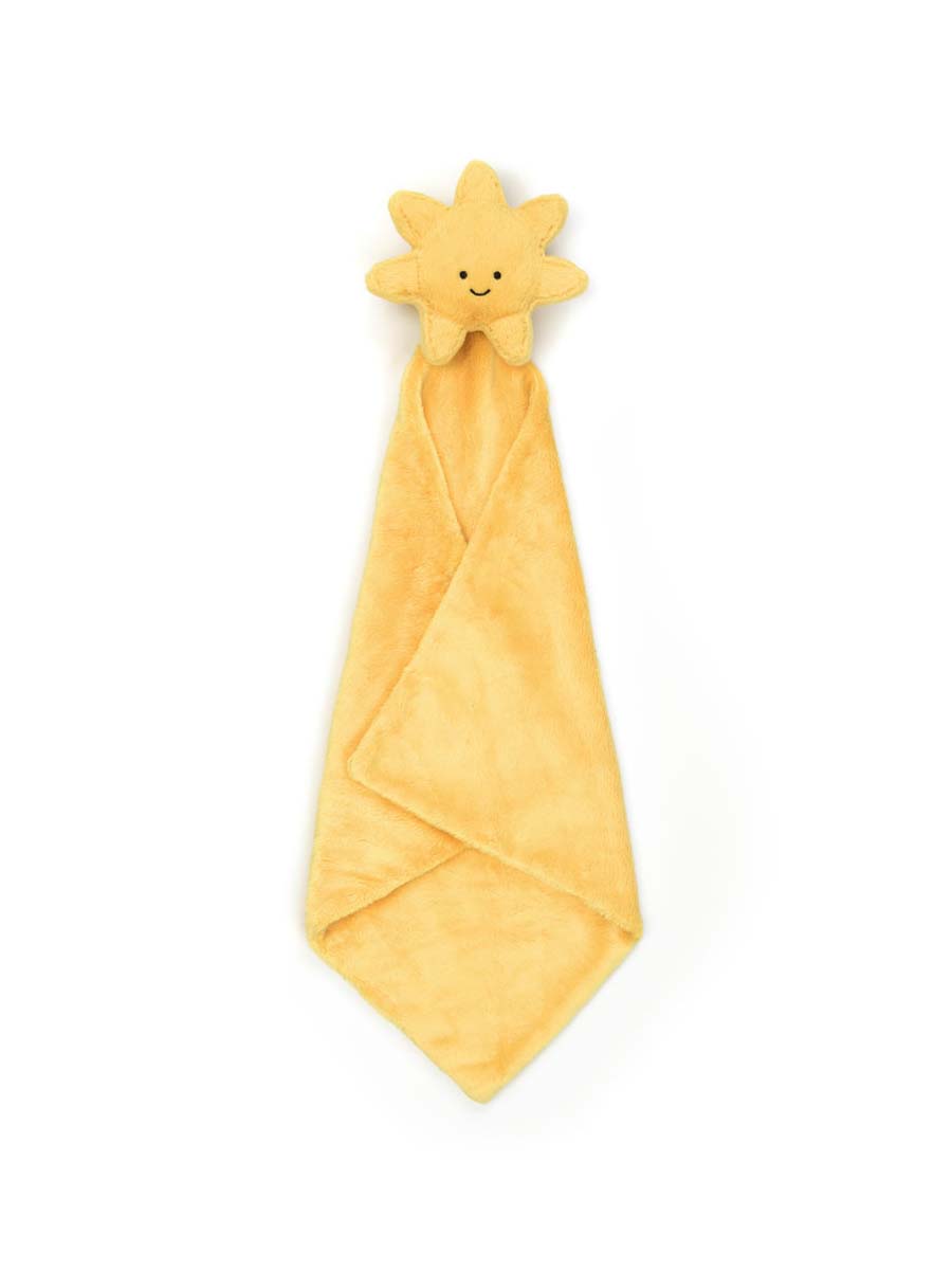 cuddly blankie with sunshine plush