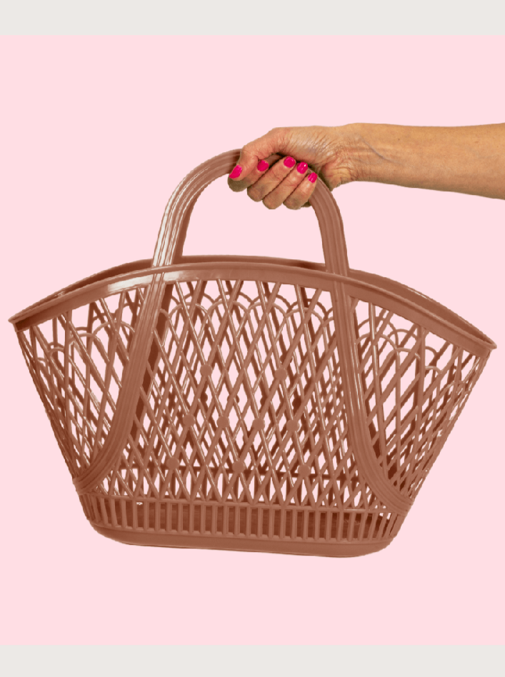 Brown Beach Carryall Basket