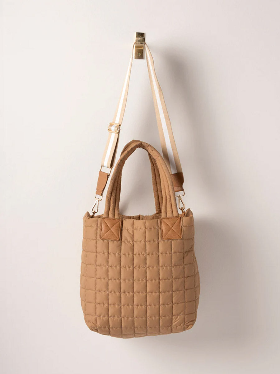 The Ezra Quilted Nylon Tote