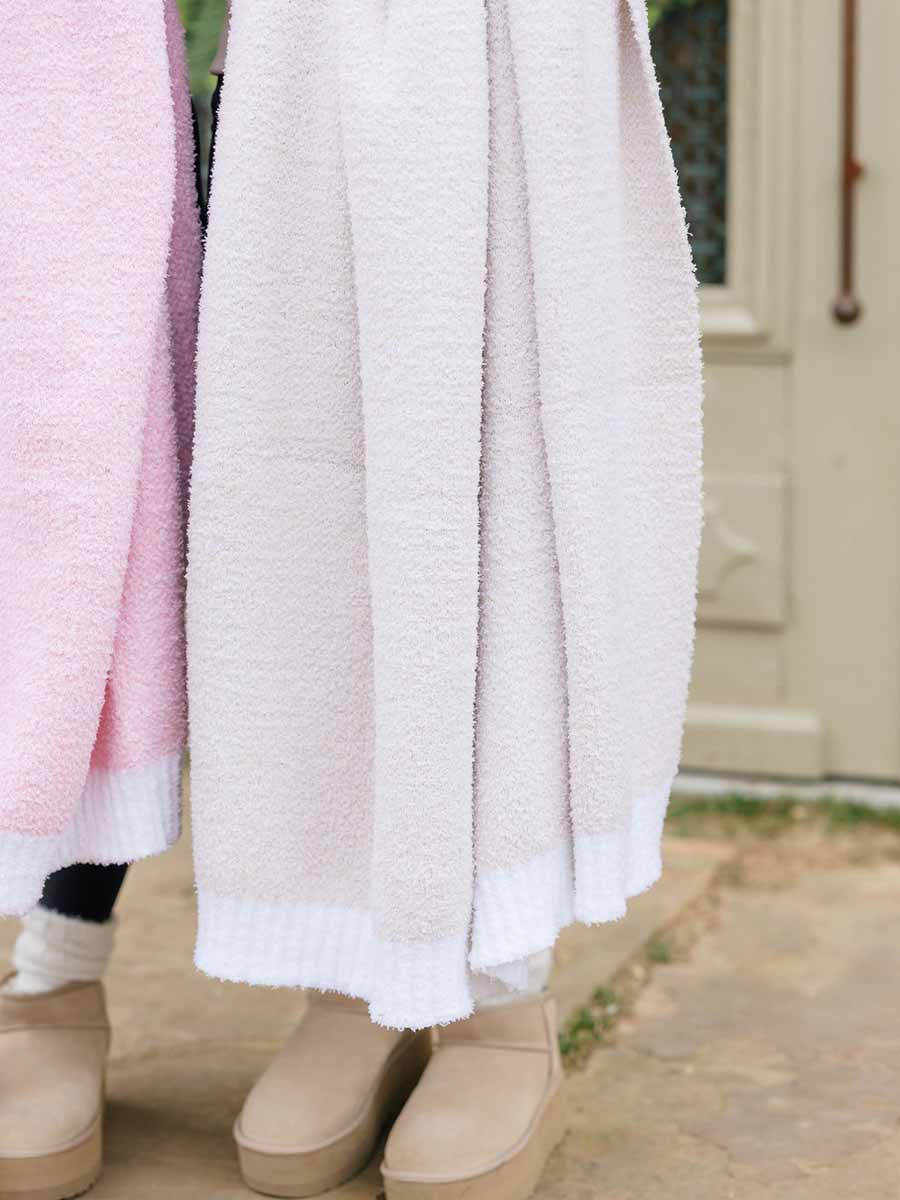 Super Soft Light Tan Throw