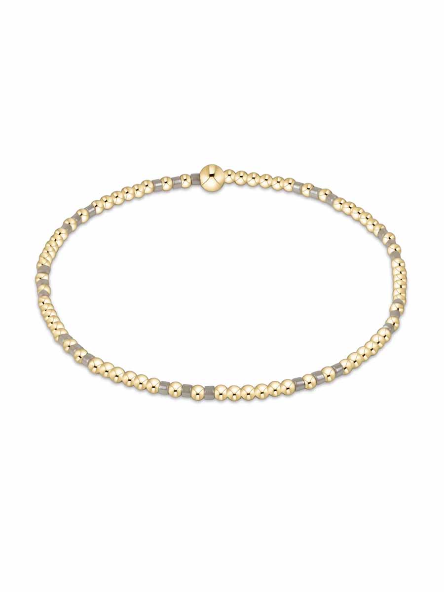 Hope Joy Pattern 2mm Bead Bracelet (12 Colors)