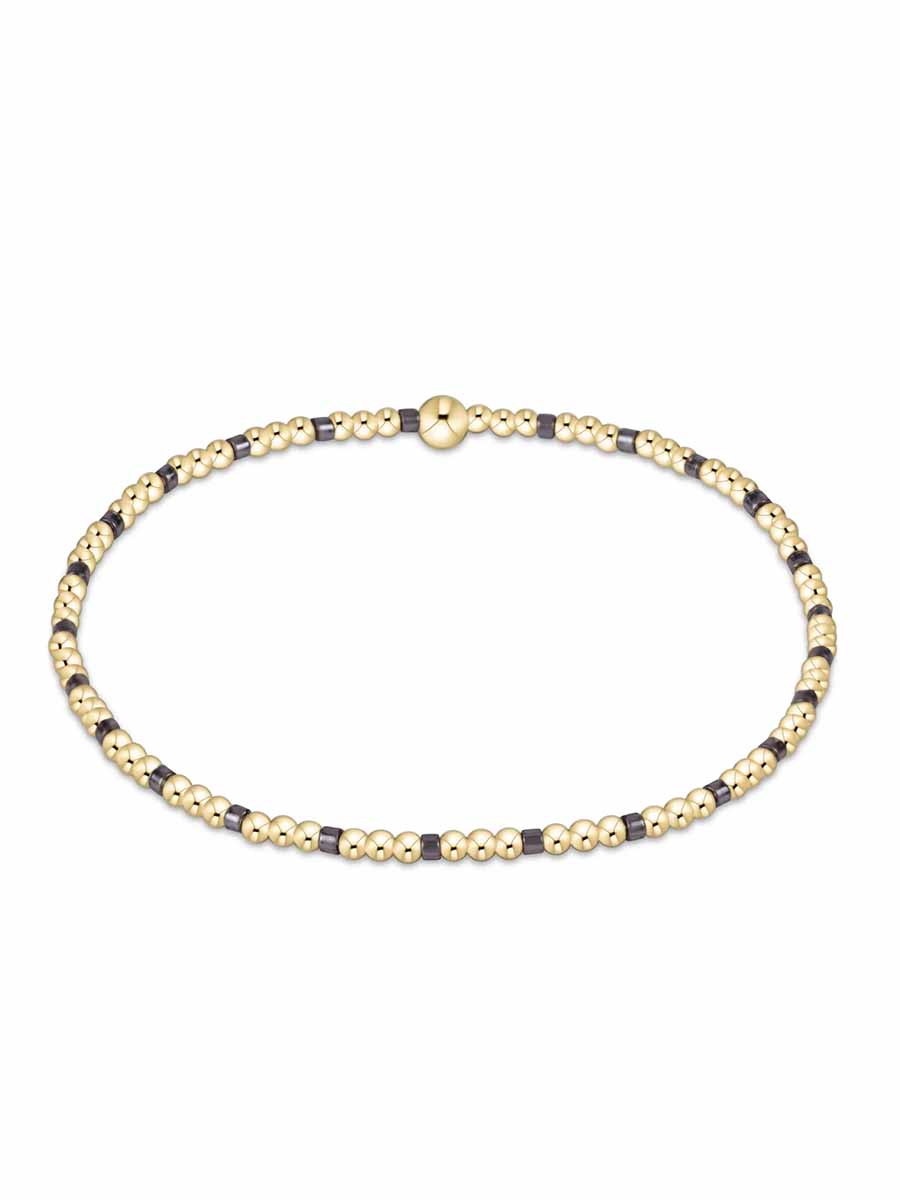 Hope Sincerity Pattern 2mm Bead Bracelet (12 Colors)