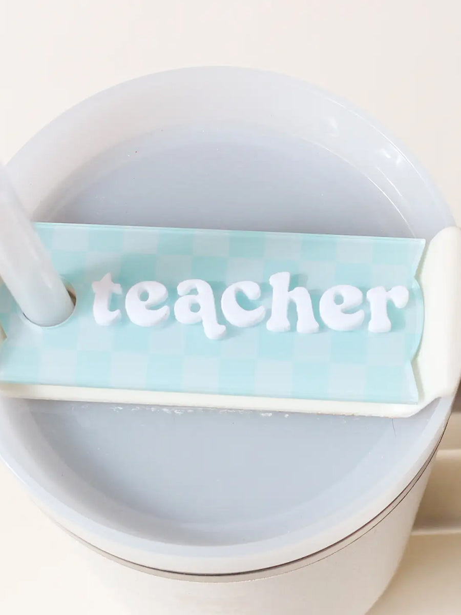 Aqua Check Teacher Lid Tag