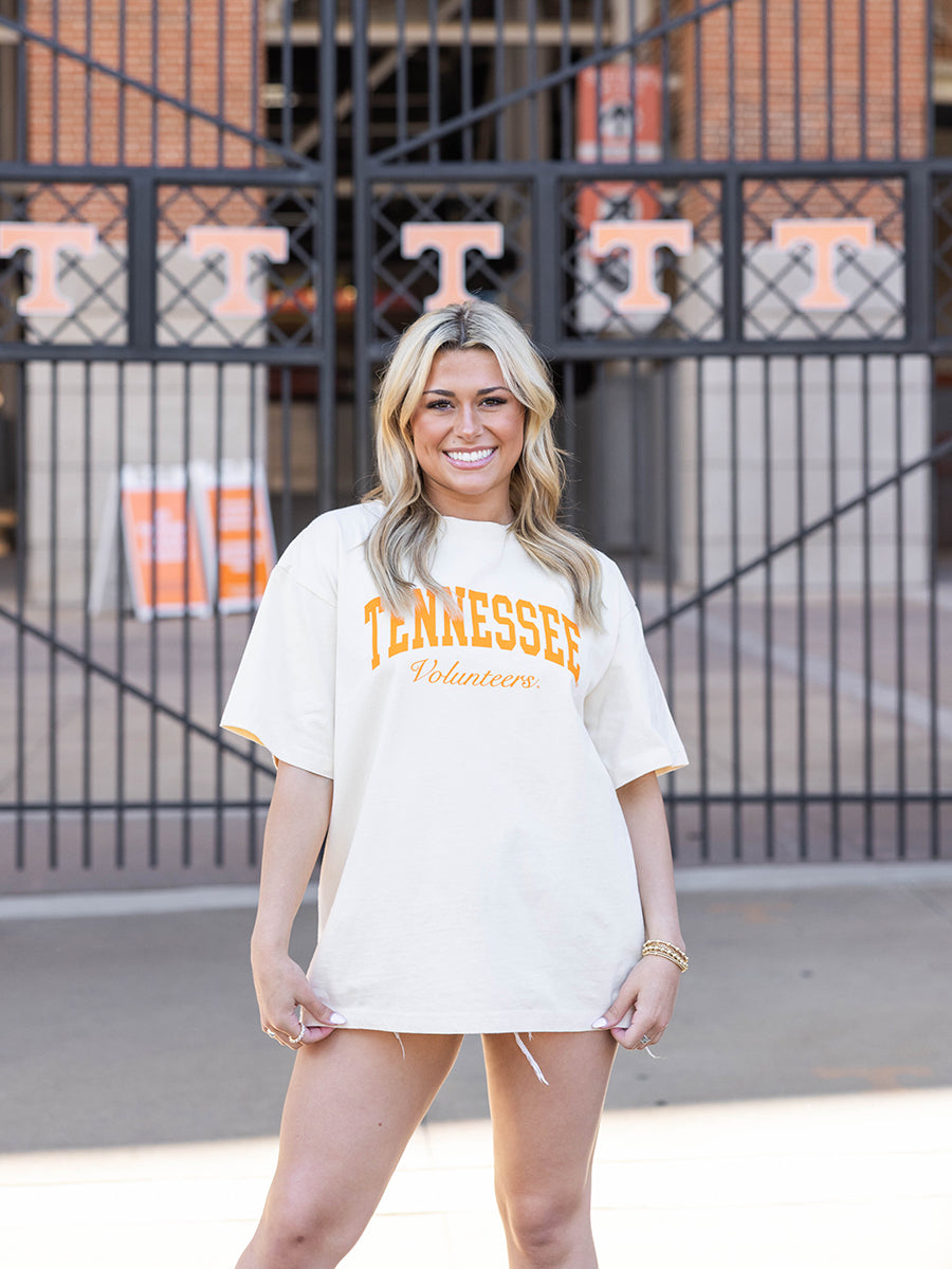 "Tennessee Volunteers" Cream T-Shirt