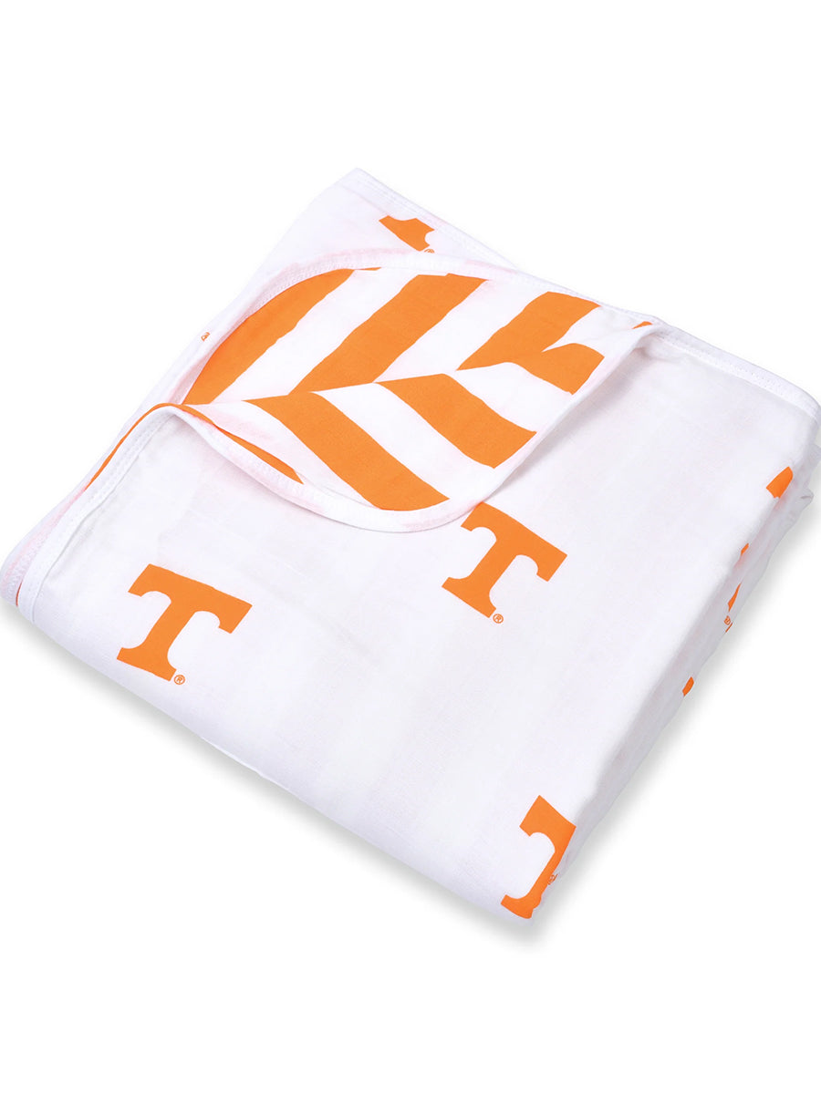 Tennessee Vols Power T Muslin Blanket