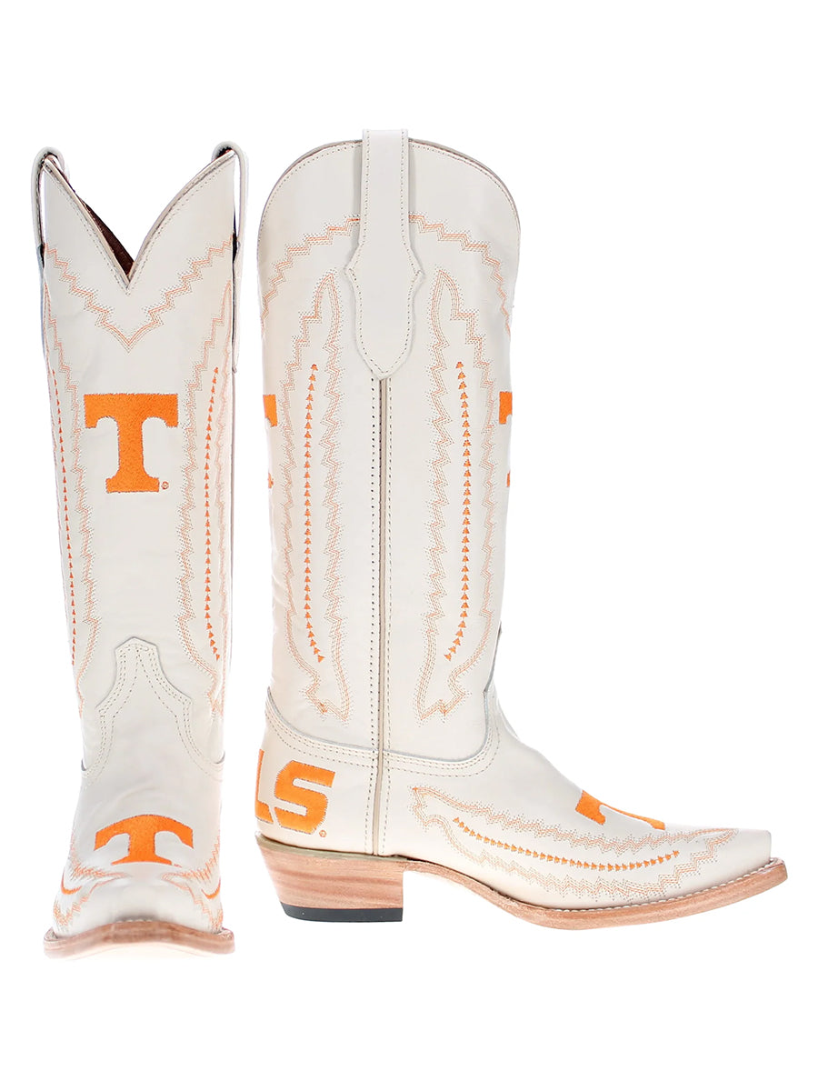 Tennessee Vols Power T White Boots