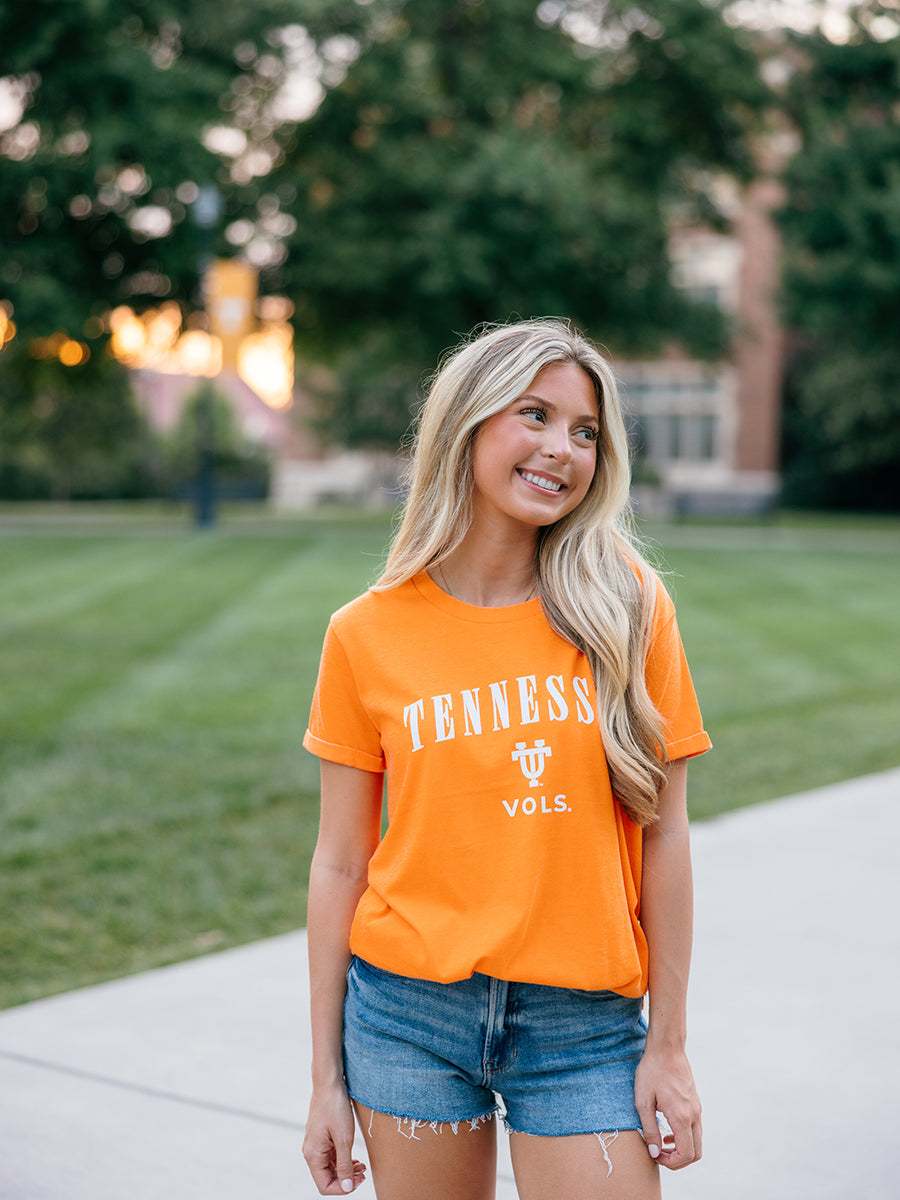 Orange Tennessee Vols Interlocking UT Short-Sleeve T-Shirt