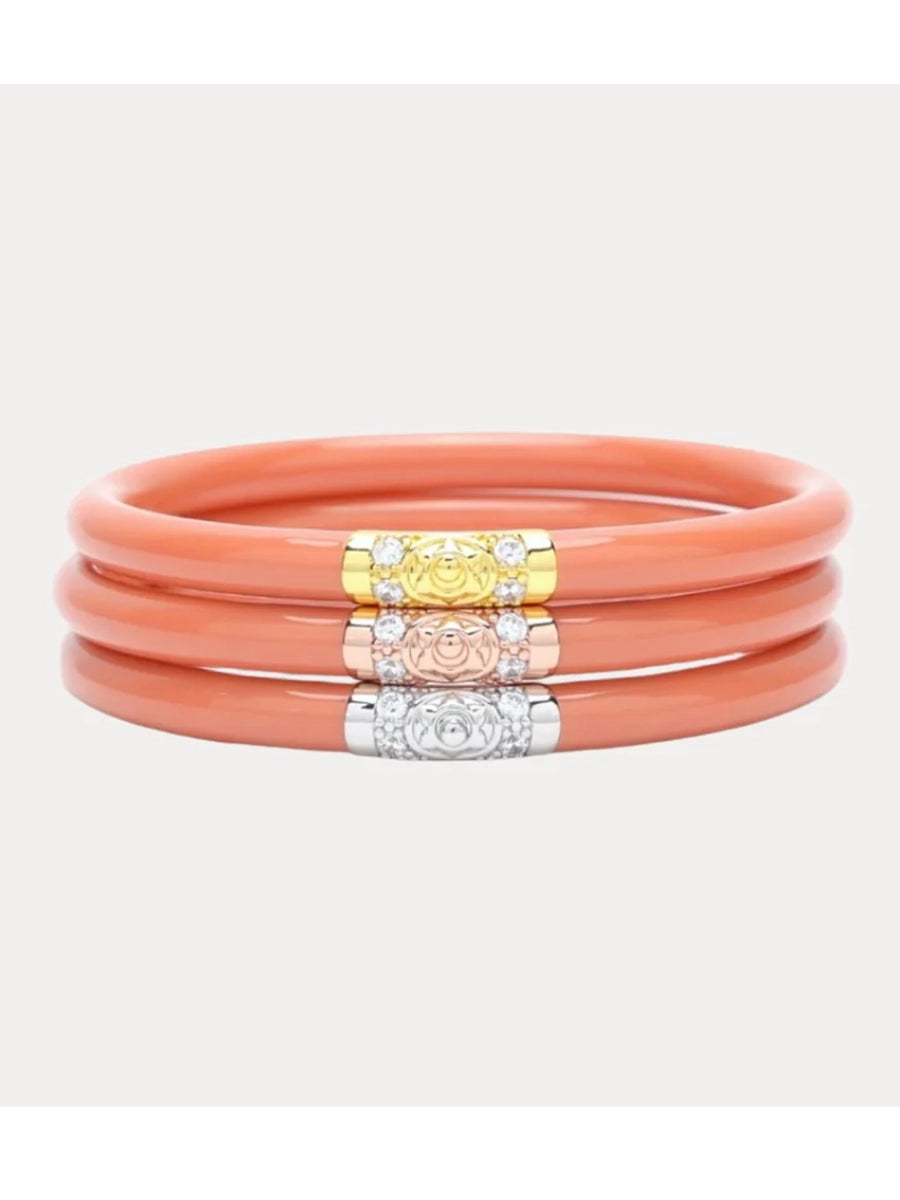 BuddhaGirl Three Kings Bangles Set-Thai Tea-Small