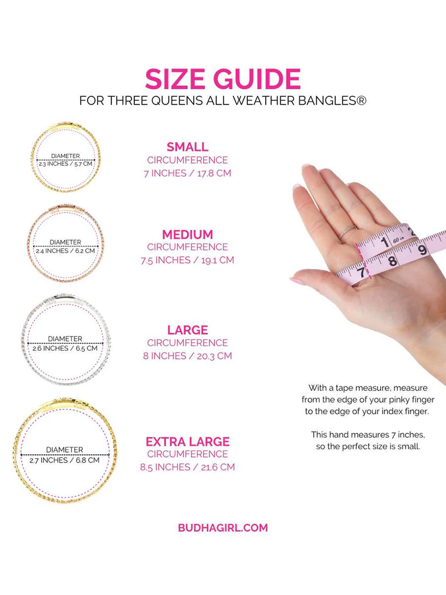 BuDhaGirl Bracelet Size Guide