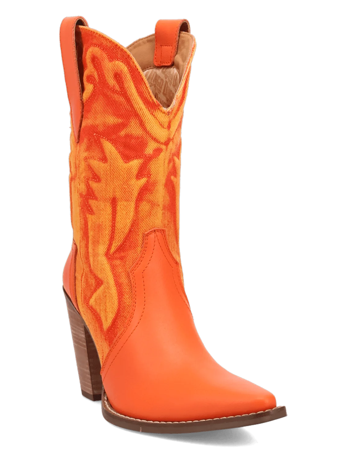 Dingo Tipsy Orange Leather Boot