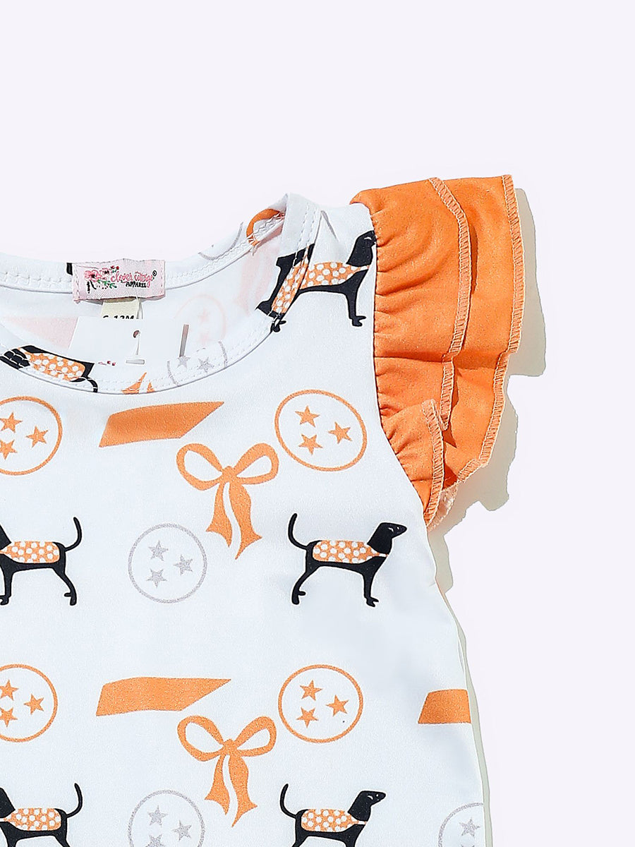 Tennessee Ruffled Baby Romper