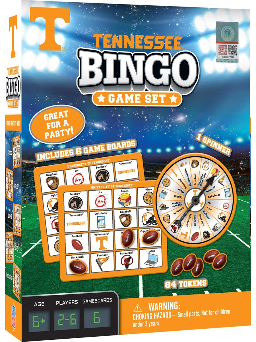 Tennessee Volunteers Bingo Game