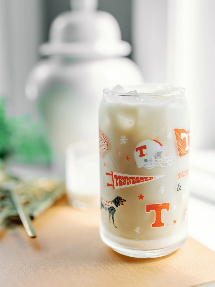 Tennessee Icons Glass Cup