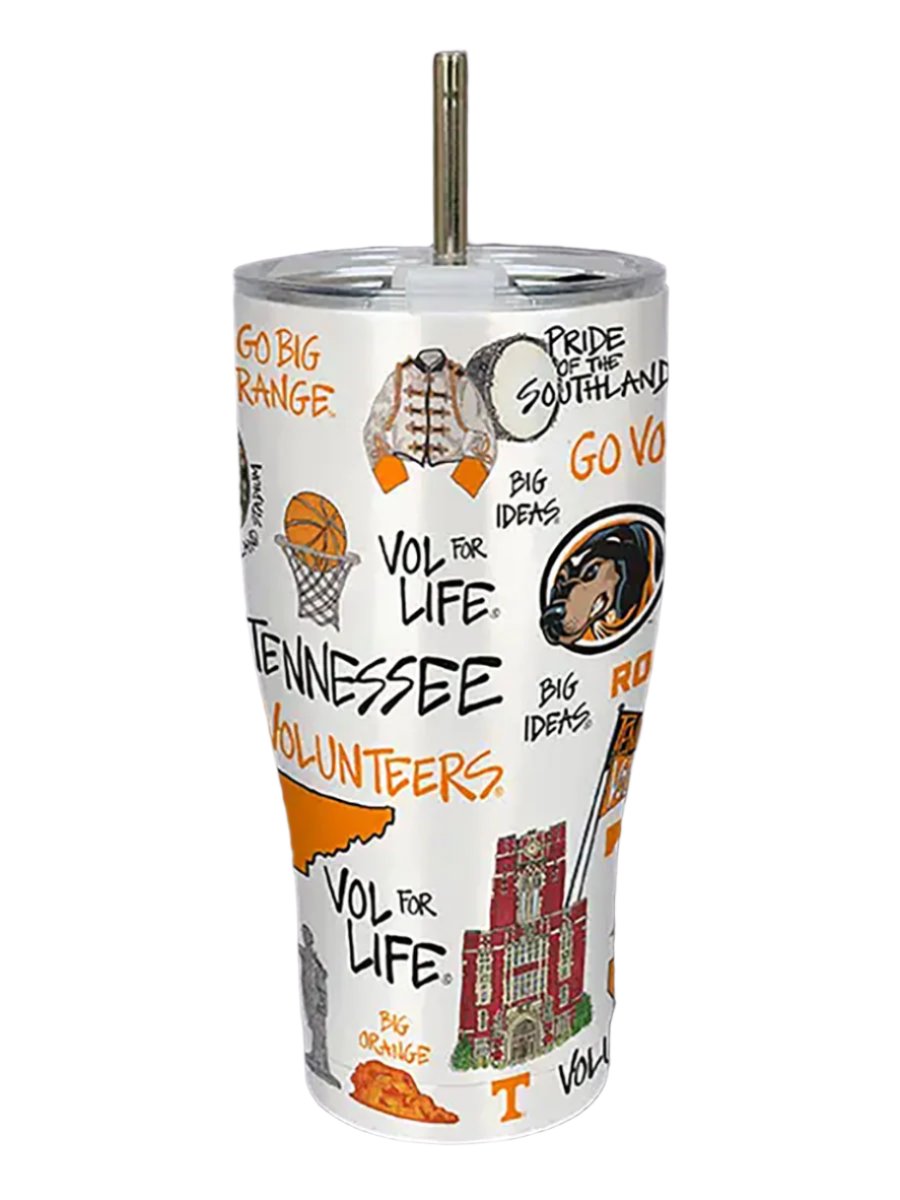 Tennessee tumbler with themed design