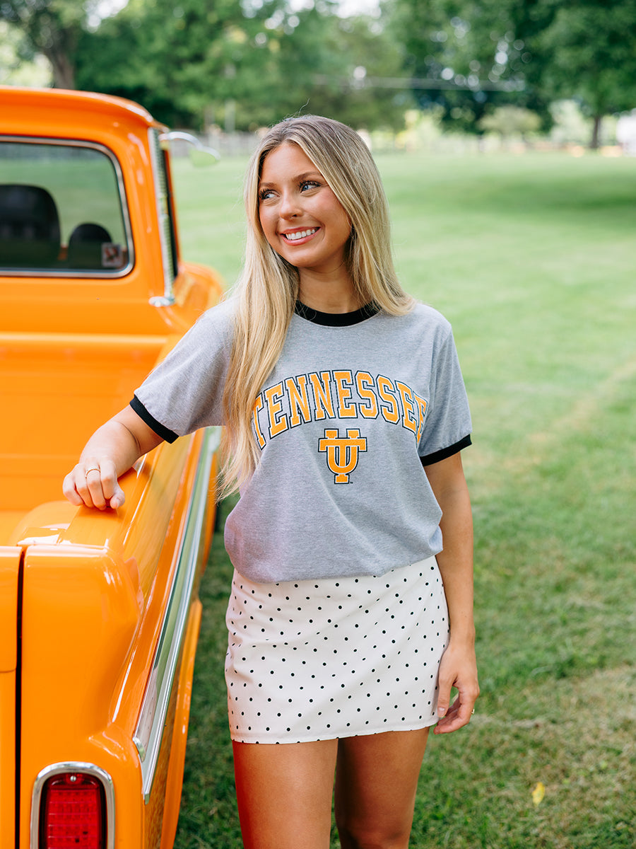 Tennessee Interlocking UT Logo Ringer Tee