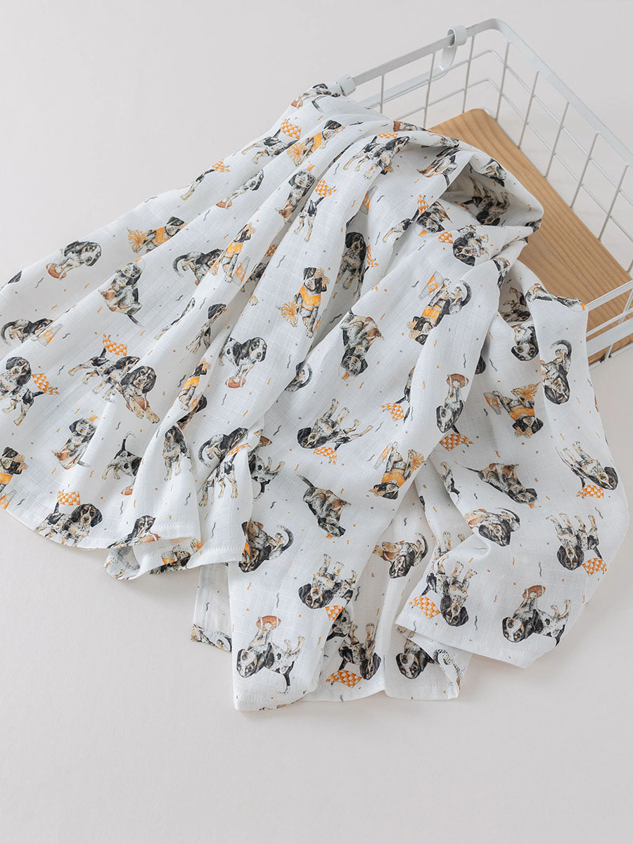 Tennessee Hound Dog Baby Swaddle