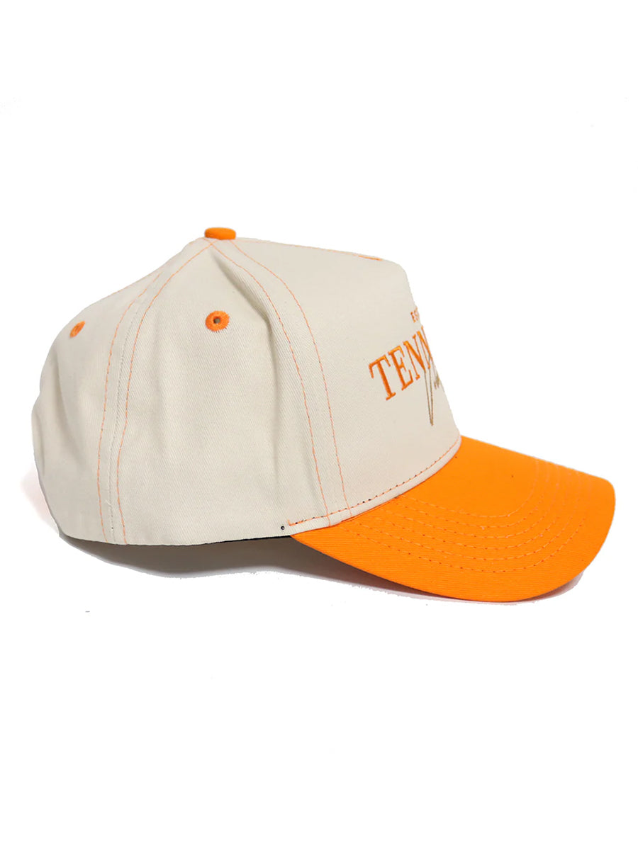 Orange and Natural Tennessee Cap