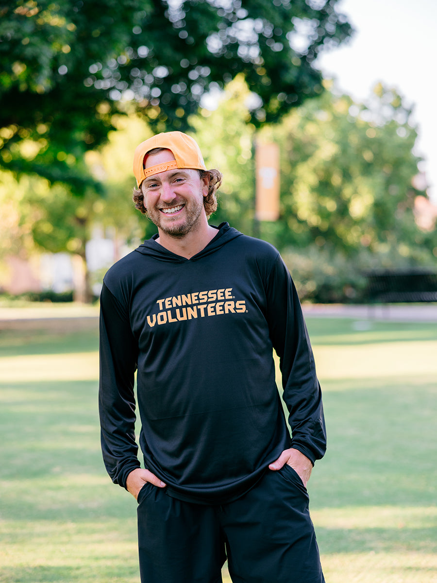 Mens "Tennessee Volunteers" Performance Hooded T-Shirt