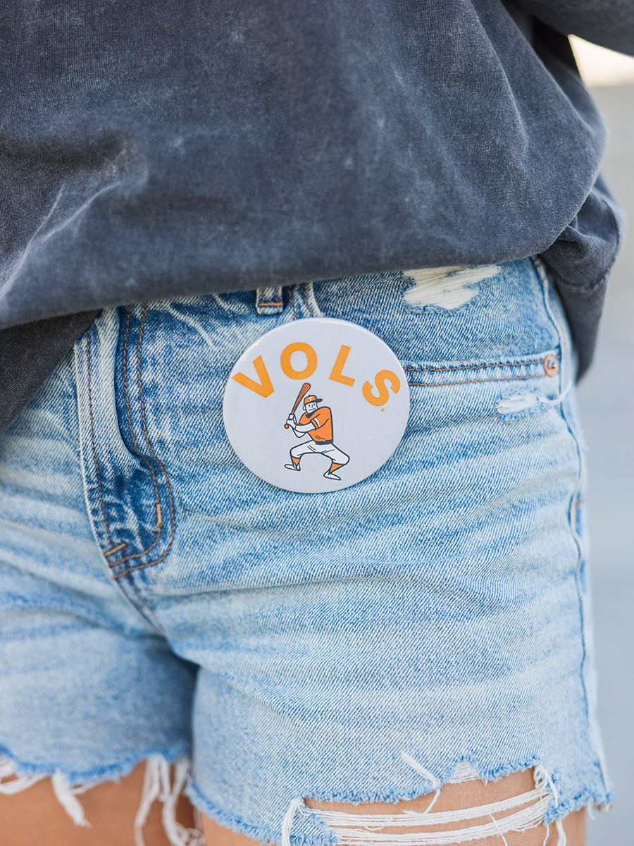 VOLS Baseball Button