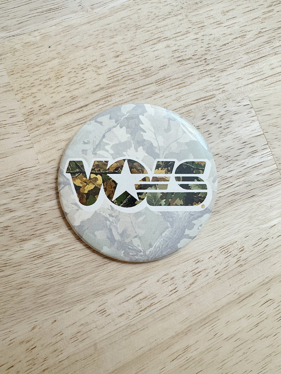 3" Vols Star Camo Button