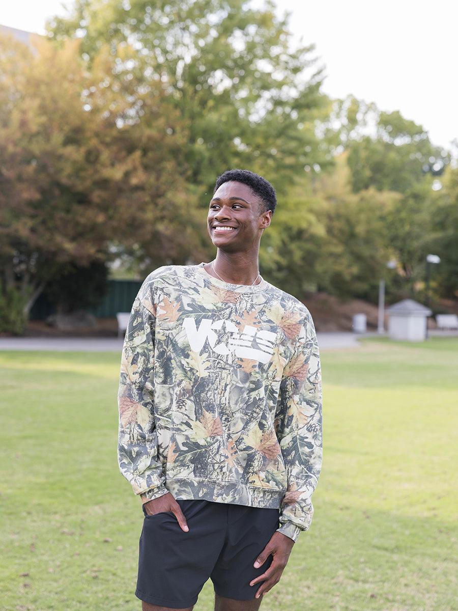Retro VOLS Star Camo Crew Sweatshirt