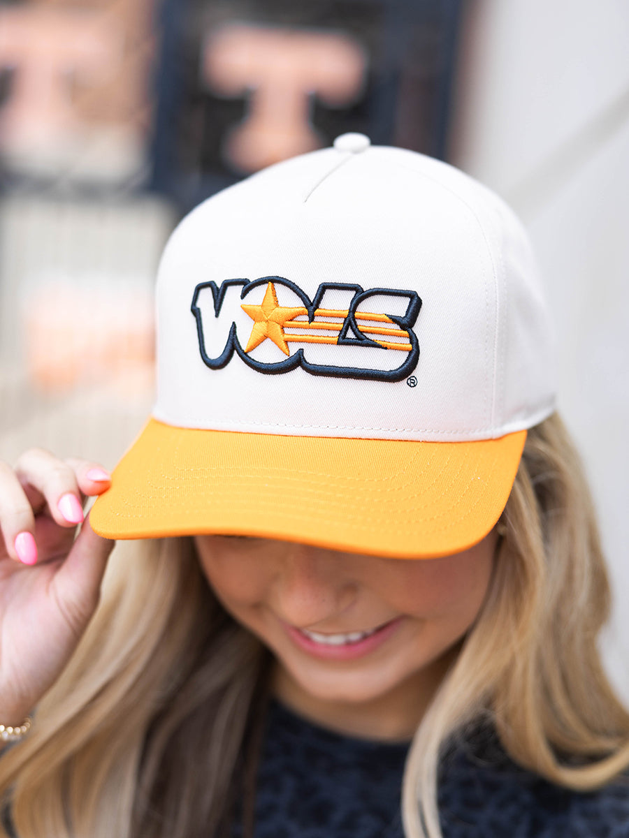 White Vols cap with Orange bill
