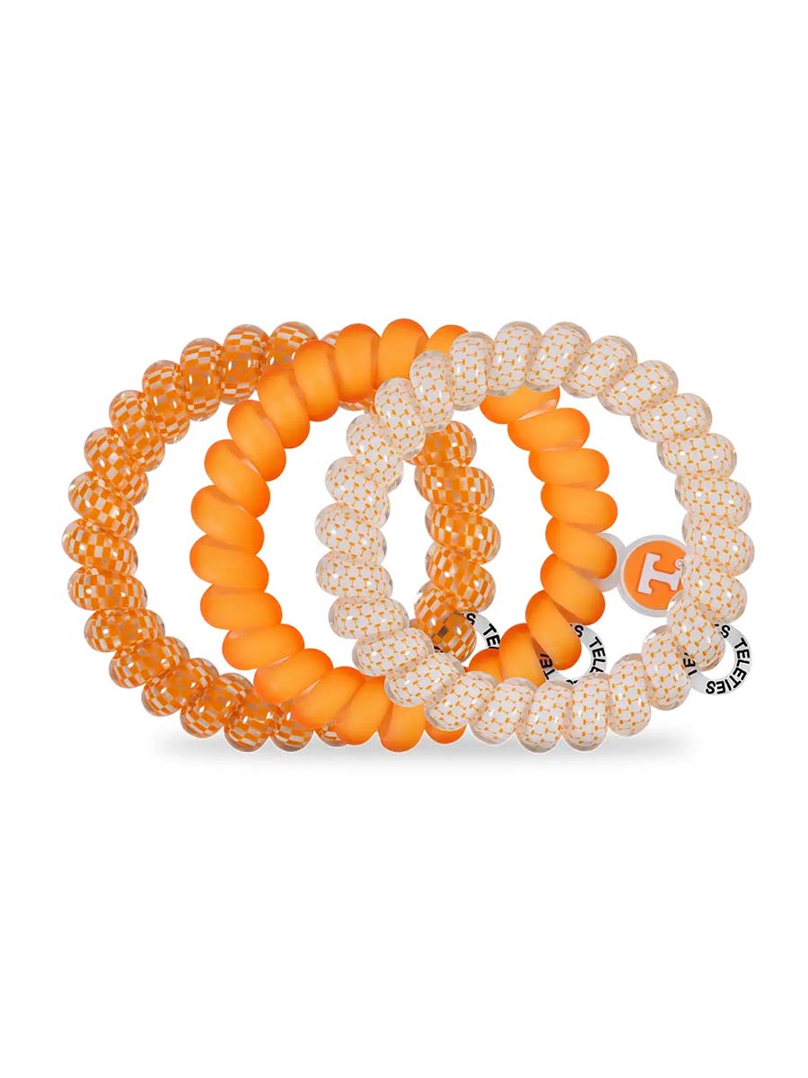 3-Pack Orange Hair Ties